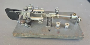 Telegraph Apparatus Co Semiautomático Morse Key BUG Hecho en EE. UU. - Imagen 1 de 5