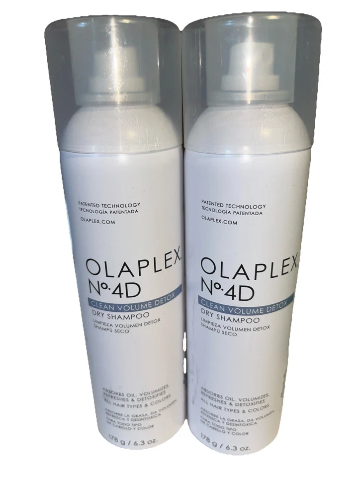Lote De 2 Olaplex Nº Champú seco 4D Clean Volume Detox 6,3 oz Ea nuevo y sin usar Foto 1 de 1
