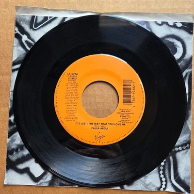 PAULA ABDUL It's Just The Way That You Love Me 45 7" Record Vinyl Records Foto 1 de 2