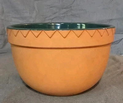 Vintage Mexican Fiesta Terra Cotta Side Dish/ Chip Dip Bowl 4.47" W X 3" Tall - Image 1 of 4