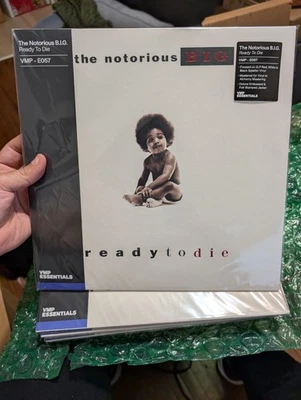 NOTORIOS B.I.G. Ready To Die NEW 2LP RED/WHITE/BLACK SPLATTER VINYL W/HYPE   - Image 1 of 2