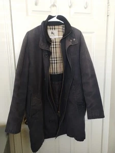 BURBERRY LONDON Nova Check langer Steppmantel / Herren Größe M - Bild 1 von 6