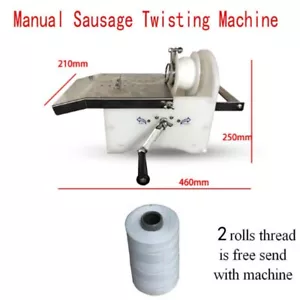 Manuelle Wurstbindemaschine Maschine für Wurstverbinder Knotenmaschine - Bild 1 von 7