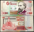 Uruguay 50 Pesos 2011 Banknote World Paper Money Unc Currency Bill Note