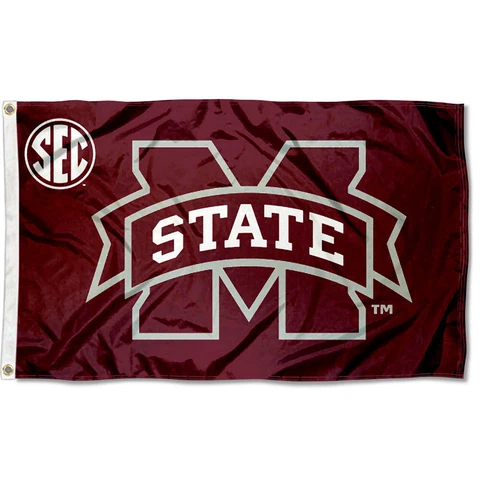 Mississippi State Bulldogs SEC Flag Large 3x5 Cover