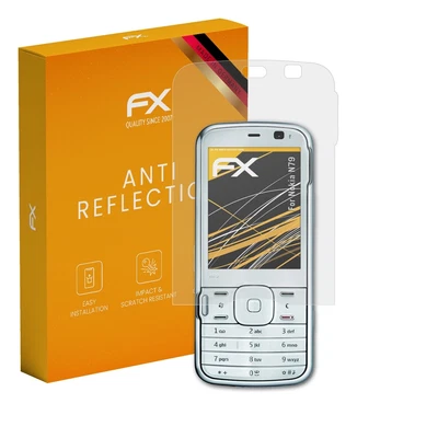 atFoliX 3x Screen Protector for Nokia N79 Screen Protection Film matt&shockproof - Image 1 of 4