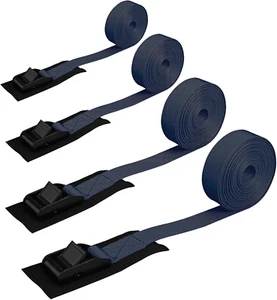 Cam Buckle Straps, 4 Pack Tie down Straps, Lashing Straps Heavy Duty up to 700Lb - Picture 1 of 12