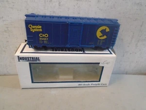 INDUSTRIAL RAIL HO SCALE CHESAPEAKE AND OHIO BOXCAR LN OB - Picture 1 of 1