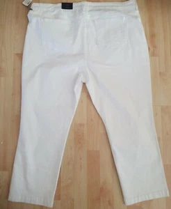 NYDJ Not Your Daughters Jeans AUDREY Optic White ANKLE Jeans Sz 24W - Picture 1 of 7