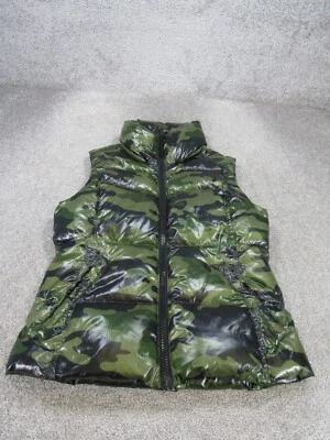 Chaleco S13 New York Mujer Medio Verde Camuflaje Puffer Mock Foto 1 de 4