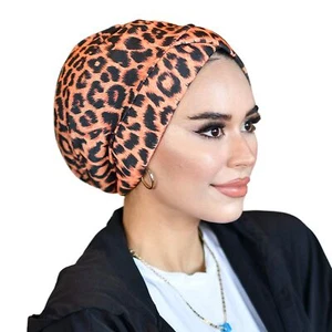 Printed Cross Turban-Turbans For Women-Hijab For Women|Hair Wraps-Head Wraps ... - Picture 1 of 7