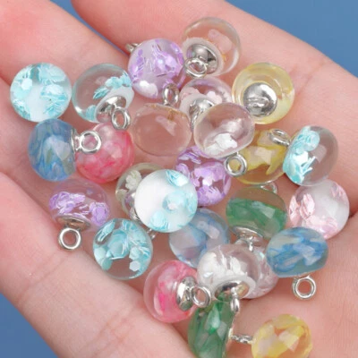 10X Retro Resin Clear Frog Buttons Sequin Material for DIY Tang Suit Hanfu Decor - Image 1 of 4