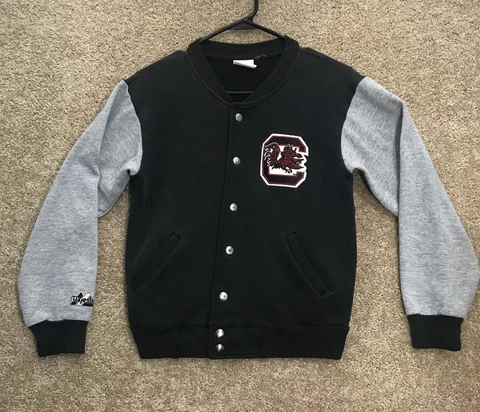 Vtg Majestic South Carolina Gamecocks SEC Varsity Boys? Jacket Sz L Made in USA Cover