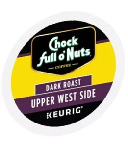 ๐โ Chock Full o'Nuts Upper West Side Dark Roast Keurig K-Cups - Picture 1 of 1