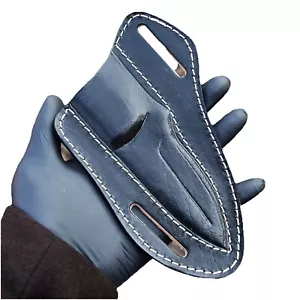 Lederscheide feste Klinge Messer Gürtel Werkzeug Tragetasche Cover-Holster-Multitool - Bild 1 von 4