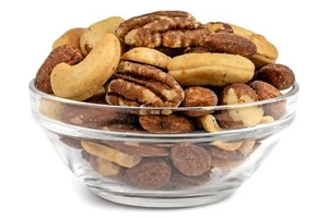 Roasted Mixed Nuts (no Peanuts) 2lb, 5lb, 15 lb Case -Salt/No Salt - Picture 1 of 2