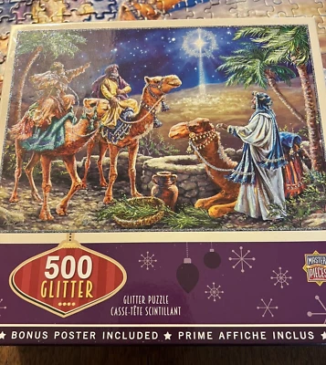 Complete Masterpieces Three Magi Glitter Puzzle  500 Pieces Dona Gelsinger - Image 1 of 4