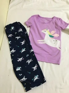 New Carter's Unicorn Pajama Set Girls Pjs 2T,3T,4T,5T Toddler - Picture 1 of 1