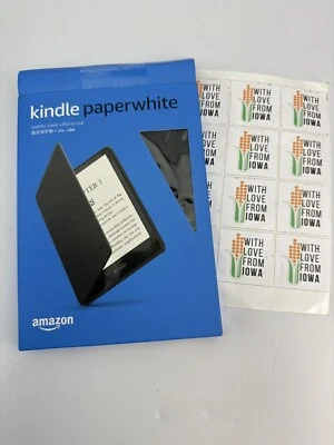 GENUINE Amazon Kindle Paperwhite Leather Folio Case Cover 11th Generation Black - Image 1 of 4