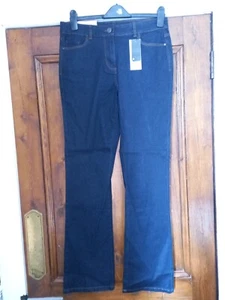 M&Co Slim Bootcut Indigo Jeans Size 10 Reg - Picture 1 of 3