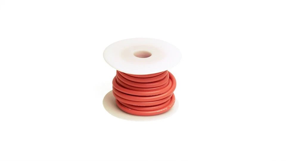 Racers Edge - 10 Gauge Silicone Ultra-Flex Wire; 25' (Red) - Image 1 of 1