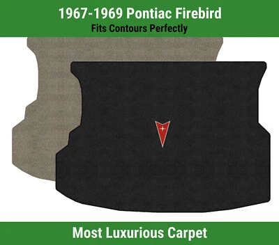 Alfombra de maletero Lloyd Luxe para Pontiac Firebird 1967-1969 con logotipo emblema Pontiac Foto 1 de 4