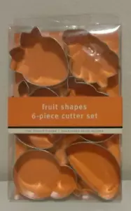 Fruit Shapes 6 Piece Cutter Set - Picture 1 of 6