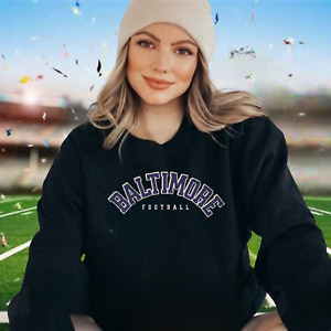 Baltimore Football Womens Sweatshirts, s-5xl, Game Day Gear for Her, Fan Apparel