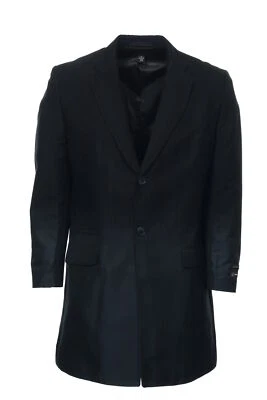 INC International Concepts Mens Black Gradient Ombre Trench Coat $400 - Image 1 of 4