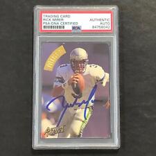 1994 Action Packed #111 Rick Mirer Signed Card AUTO PSA Slabbed Seahawks