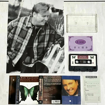 Bob Carlisle 1997 Butterfly Kisses Taiwan Cassette Tape with Promo Insert Card - Image 1 of 2