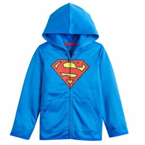 Boys Size 12 Jumping Beans DC Comics Superman Costume Hoodie NWT - Picture 1 of 3