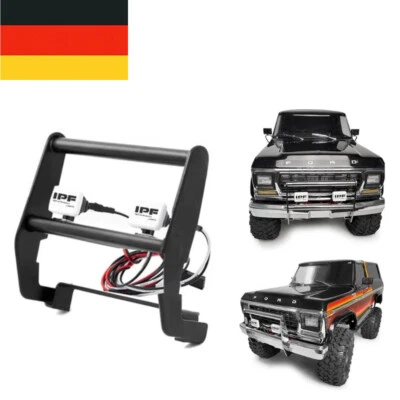 MARKENLOS Metall Frontstoßstange für 1/10 Traxxas TRX4 82046-4 Bronco RC Upgrade Parts DE