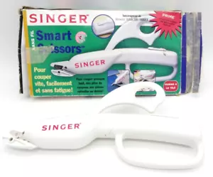 White 2003 Seen On TV Singer Cordless Batteries Smart Electric Scissor With Box - Picture 1 of 8