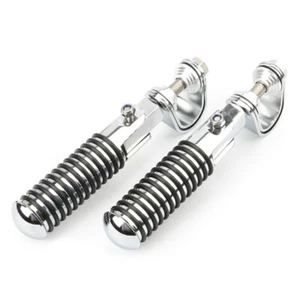 Motorbike Replacement Foot Pegs Foldable Footpegs Footrest Mount Metal Foot Peg - Picture 1 of 10