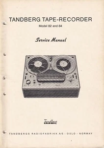 Manuale di servizio per Tandberg Model 82, Model 84 - Foto 1 di 1