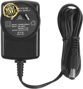 AC to DC 24V 0.5A 500Ma Power Supply Adapter, Plug 5.5Mm X 2.1Mm - Picture 1 of 7