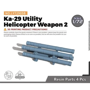 1/72 Model Upgrades Parts 9M114 Tank Missiles Ka-29 Universal Helicopter Mount - Picture 1 of 2