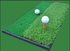 Green Removable Artificial Turf Indoor Skid Resistance Golf Practise Mat#