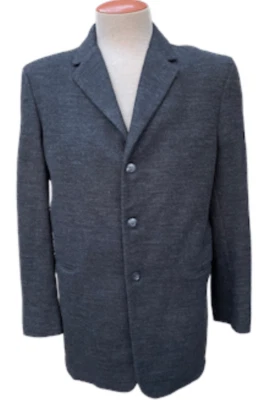 J. Ferrar Vintage 100% Wool 3-Button Blazer 40R Deep Gray Lined - Image 1 of 4