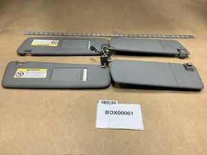 2004 2010 VOLKSWAGEN TOUAREG 7L FRONT WINDSHIELD LEFT & RIGHT SUN VISOR SET OEM+ - Picture 1 of 12