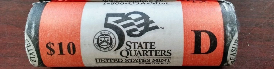 Minnesota 2005 State Quarter mint roll D - Image 1 of 1