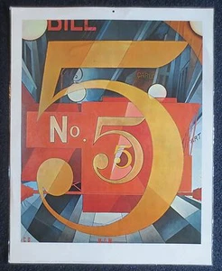 Charles Demuth - Figur Fünf in Gold - Original laminierter Kunstdruck - Bild 1 von 1