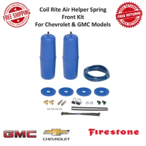 Firestone Coil Rite Air Helper Spring Front Kit For Chevrolet & GMC Models #4100 - Afbeelding 1 van 12
