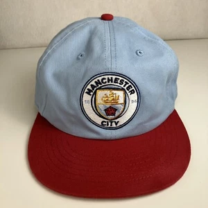 Manchester City FC Swingman Snapback Hat Cap Fan Ink Blue & Burgundy - Picture 1 of 11