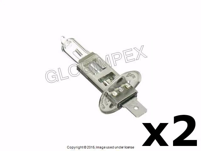 For Porsche '95-'97 H1 Halogen Headlight Bulb (12V-55W) Set of 2 HELLA +WARRANTY - Image 1 of 1