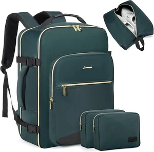 40L Travel Backpack, Airline Approved Carry-On, Fits 17" Laptop, Weekender Bag - Picture 1 of 16
