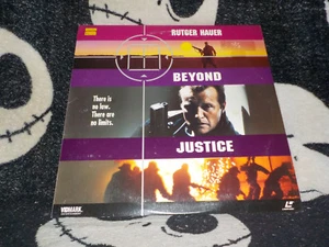 Beyond Justice Laserdisc LD Rutger Hauer Elliott Gould Omar Sharif Free Ship $50 - Imagen 1 de 2