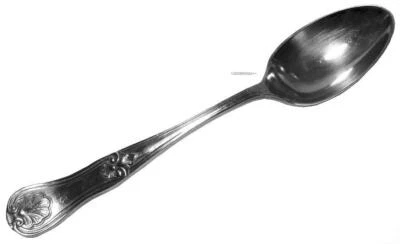 Antique Christopher Johnson Kings Pattern Demitasse Tea Spoon Silverplate EPN - image 1 of 4