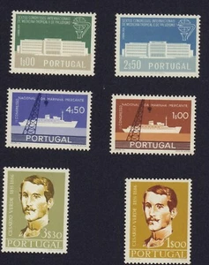 PORTOGALLO 1957-1958 SET MLH COME NUOVO 828-829, 836-837, 838-839 - Foto 1 di 1